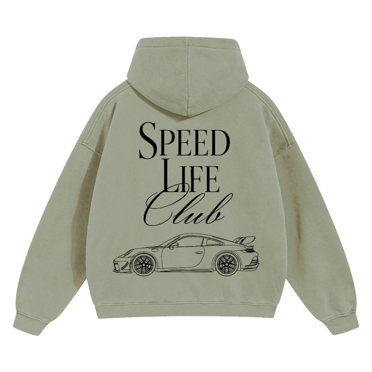 Hoodie SLC GT3RS (992) logo noir Unisex 460GSM