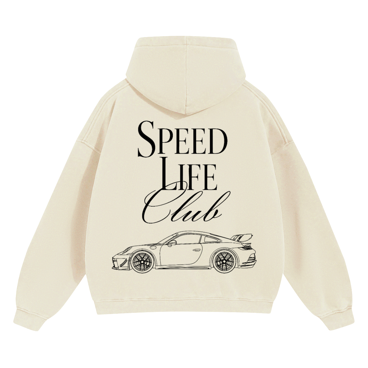Hoodie SLC GT3RS (992) logo noir Unisex 460GSM