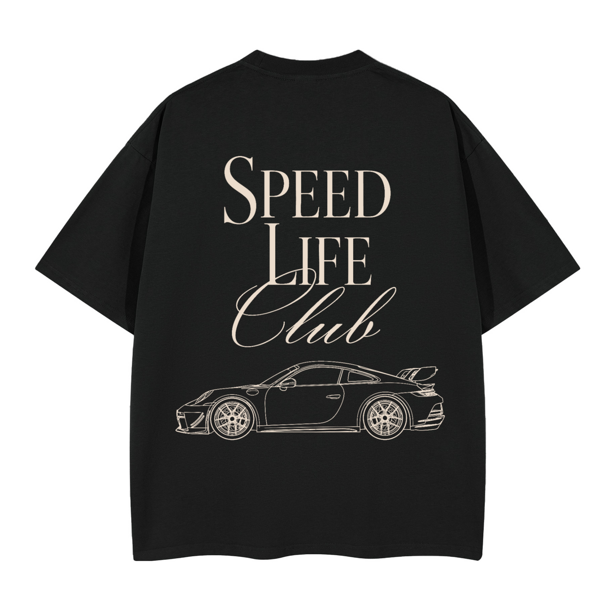 Tee-Shirt SLC GT3RS (992) Logo blanc Unisex