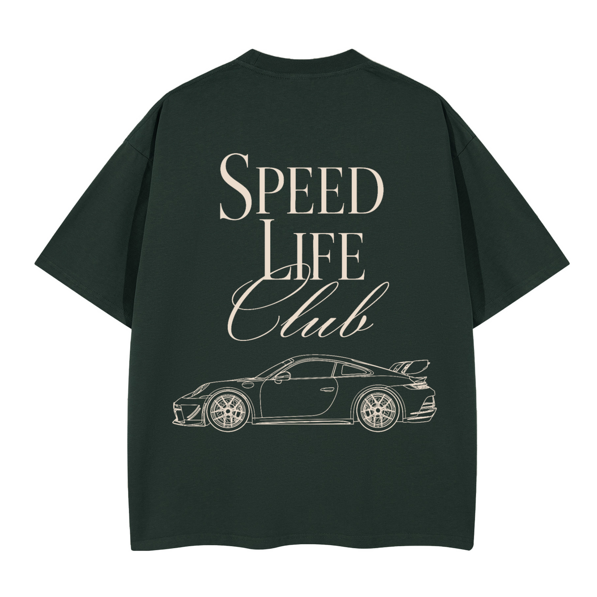 Tee-Shirt SLC GT3RS (992) Logo blanc Unisex