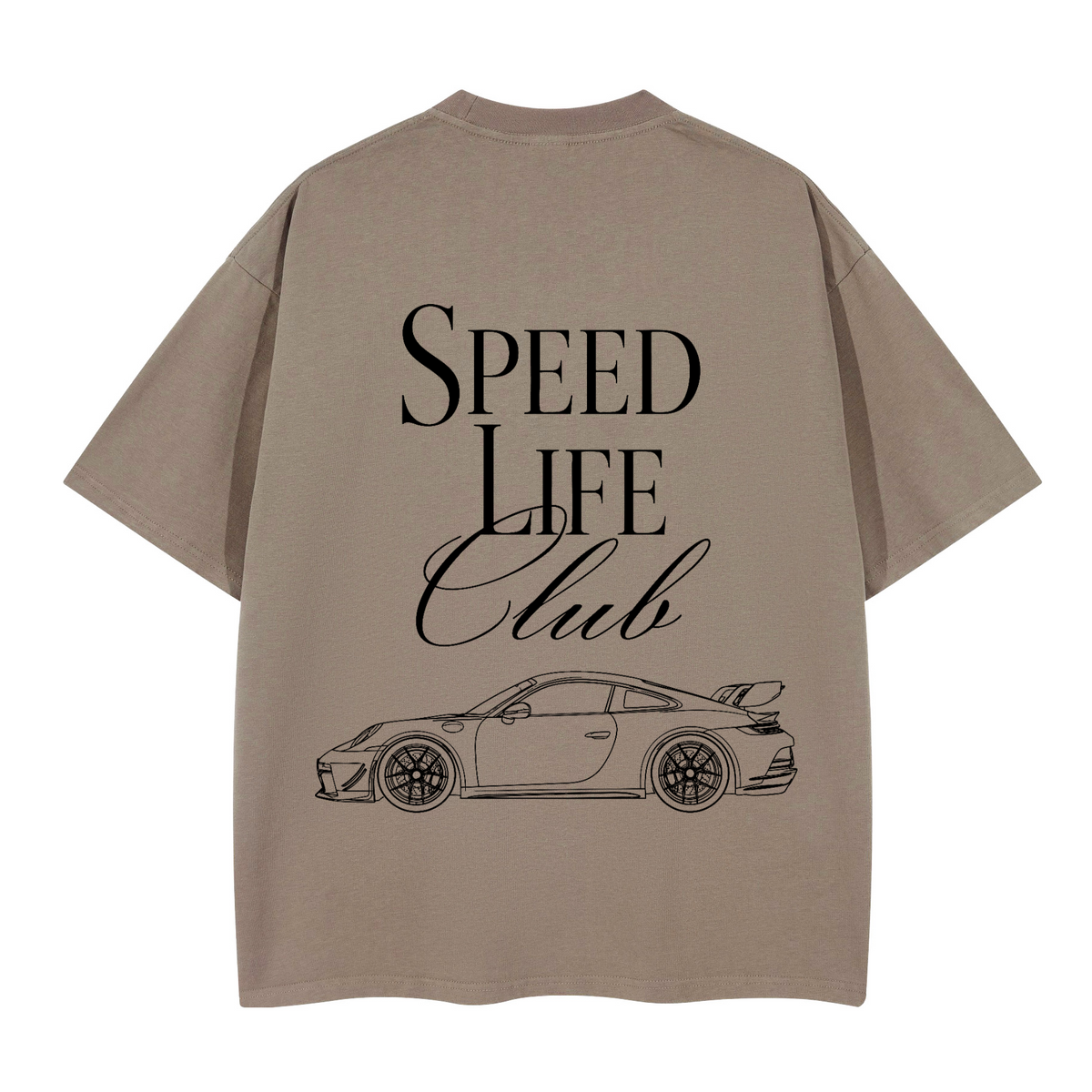 Tee-Shirt SLC GT3RS (992) Logo noir Unisex