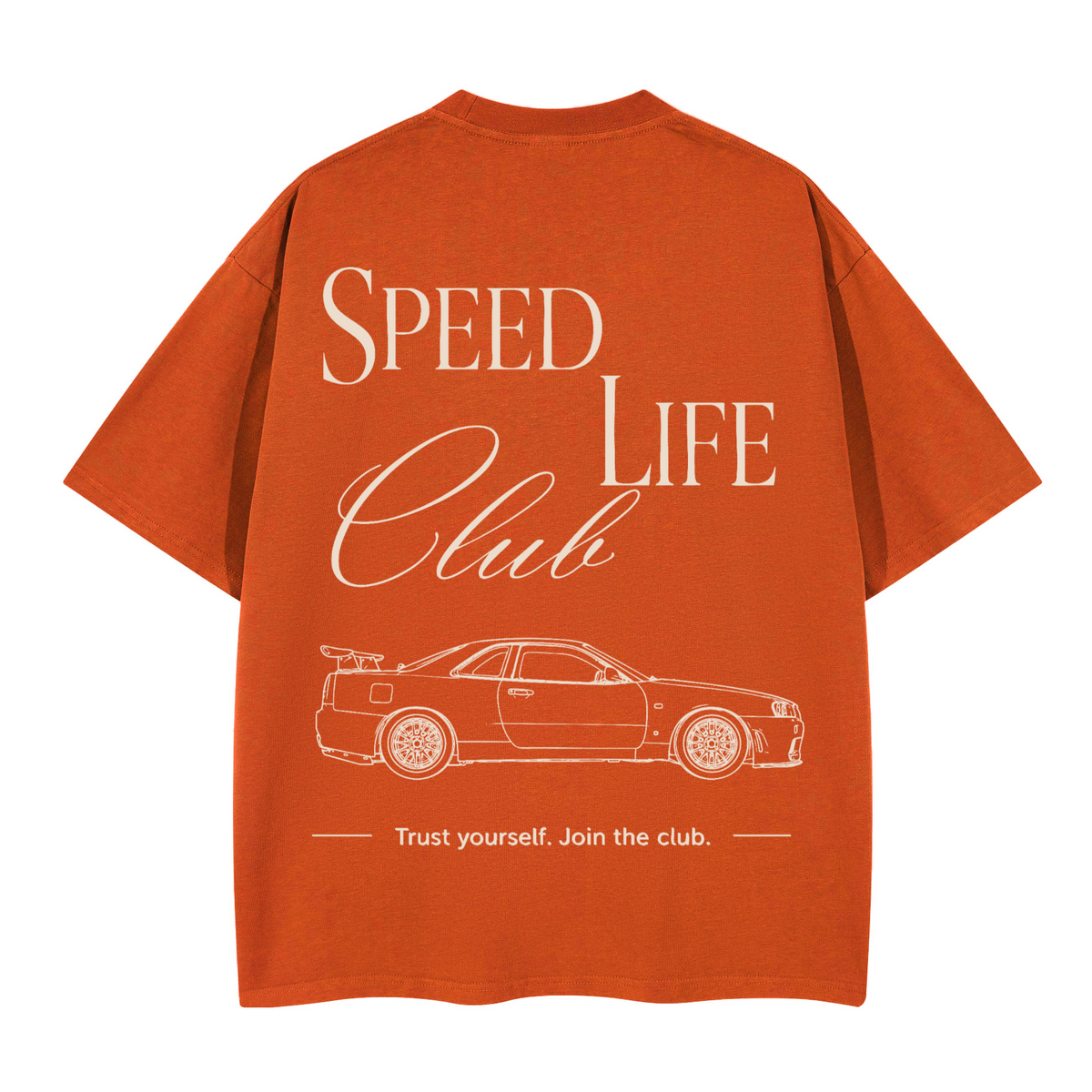 Tee-Shirt SLC R34 GTR Logo blanc Unisex