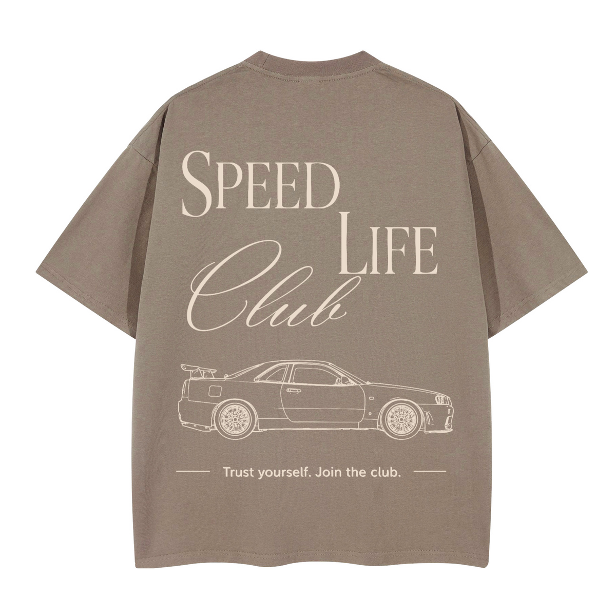 Tee-Shirt SLC R34 GTR Logo blanc Unisex