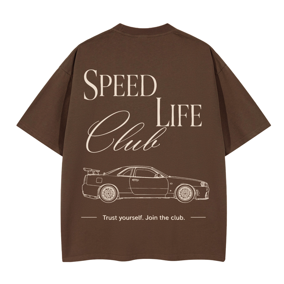 Tee-Shirt SLC R34 GTR Logo blanc Unisex