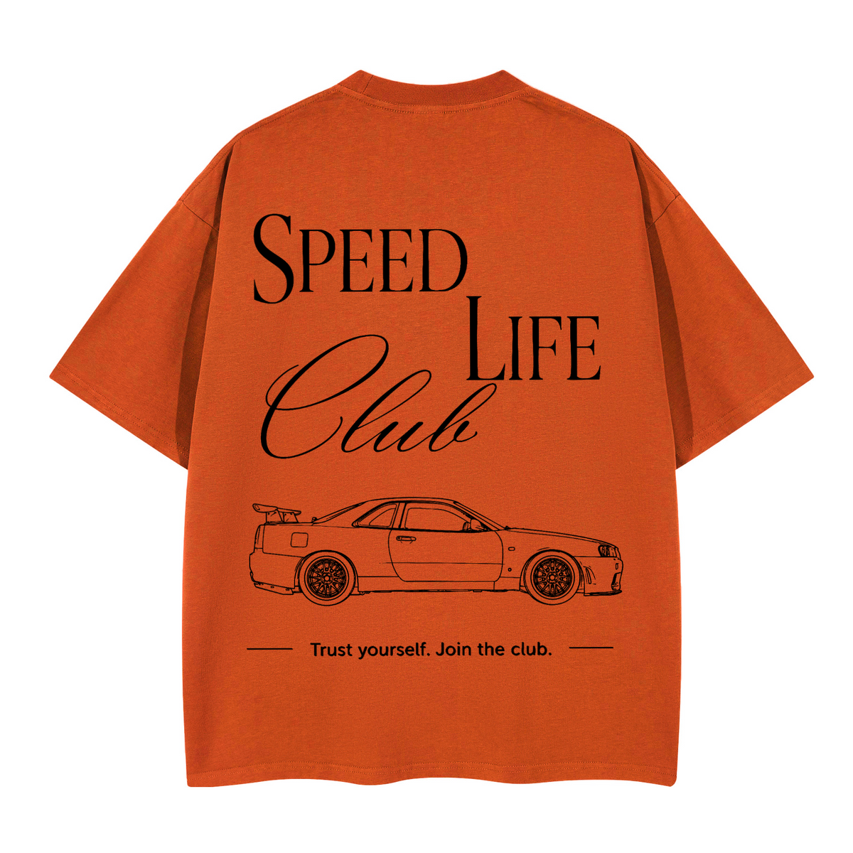 Tee-Shirt SLC R34 GTR Logo noir Unisex
