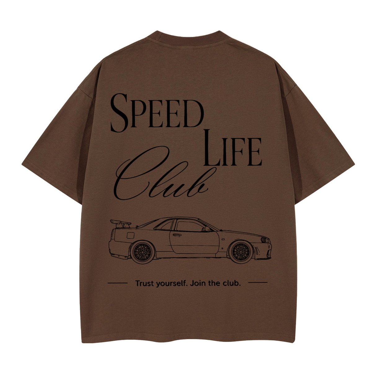 Tee-Shirt SLC R34 GTR Logo noir Unisex