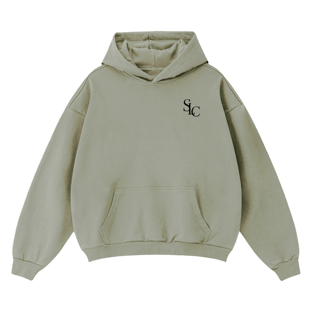 Hoodie SLC R34 GTR logo noir Unisex 460GSM