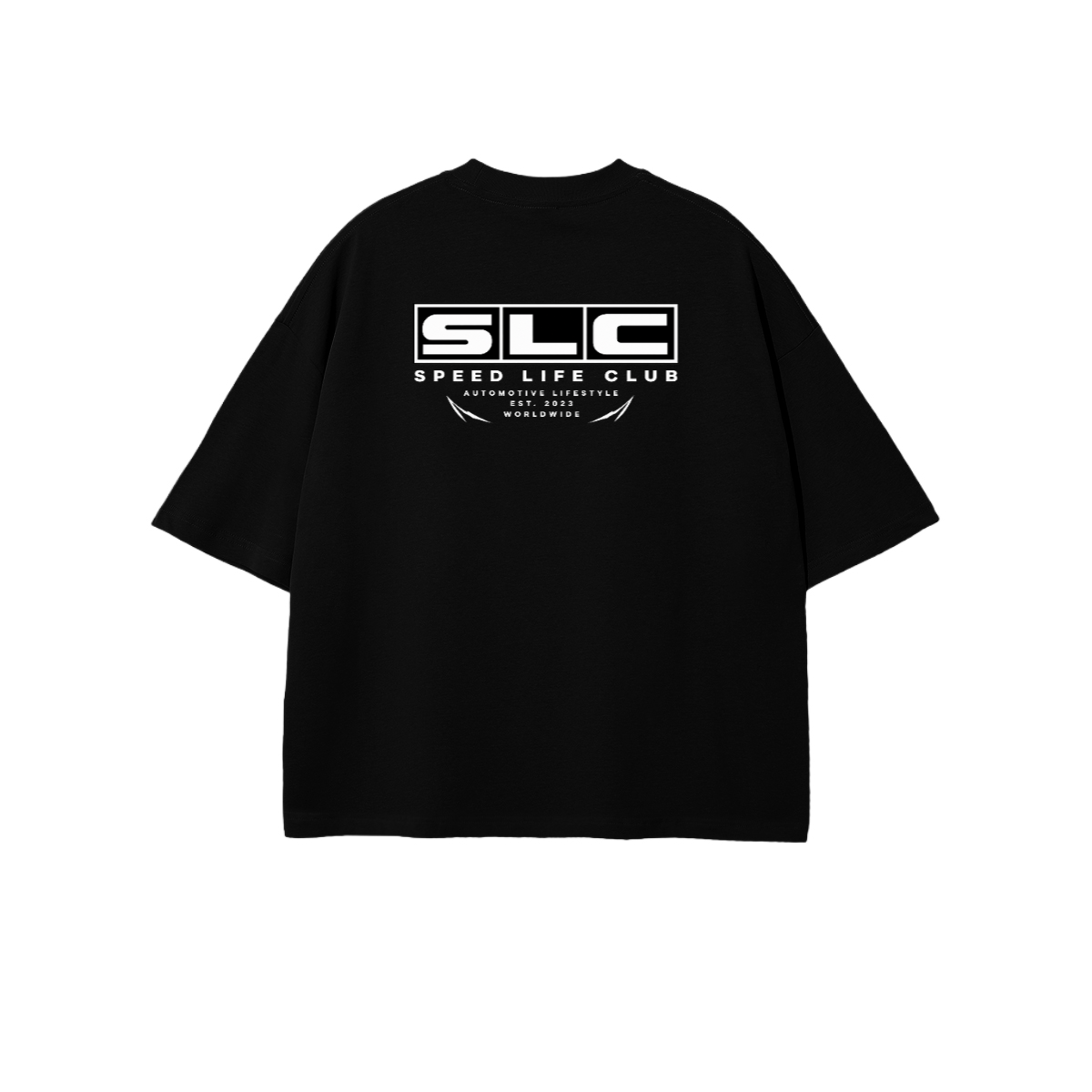 TEE-Shirt SLC / HKS logo blanc