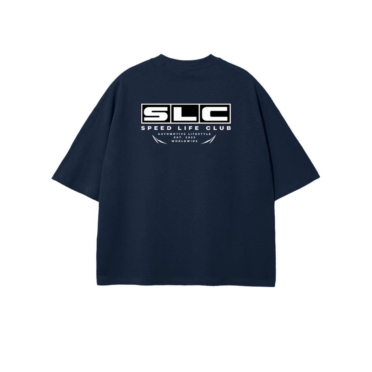 TEE-Shirt SLC / HKS logo blanc