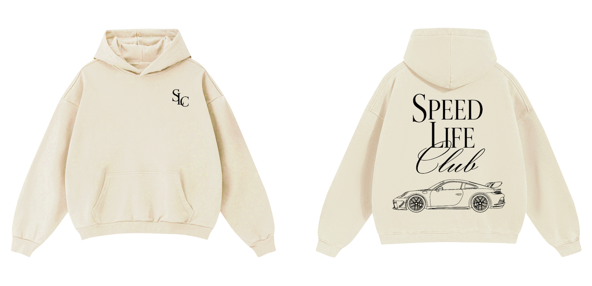 Hoodie SLC GT3RS (992) logo noir Unisex 460GSM