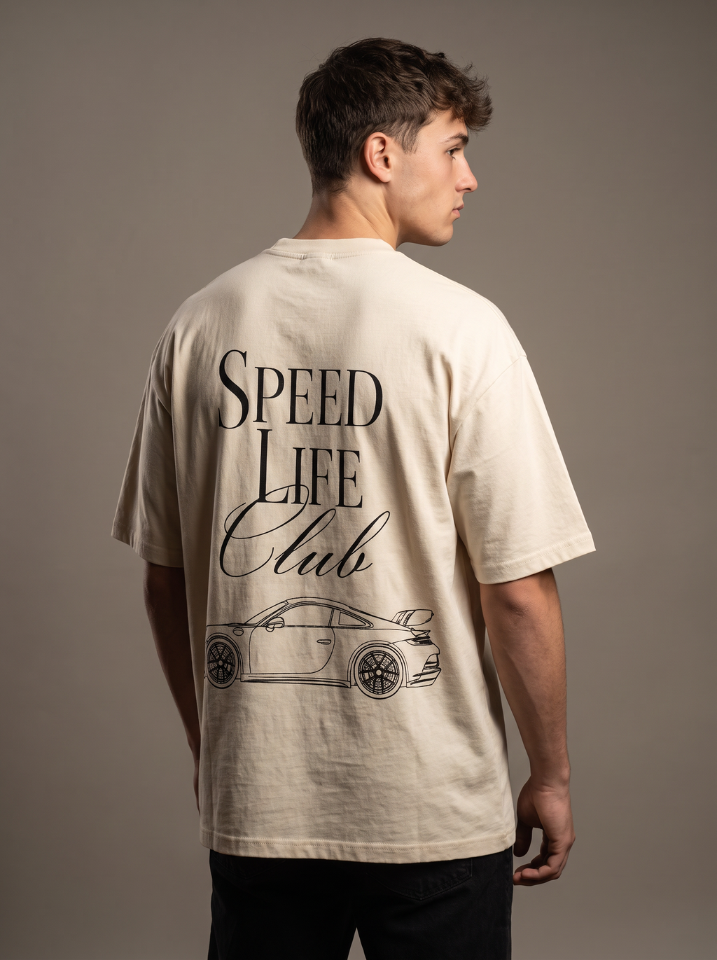 Tee-Shirt SLC GT3RS (992) Logo noir Unisex