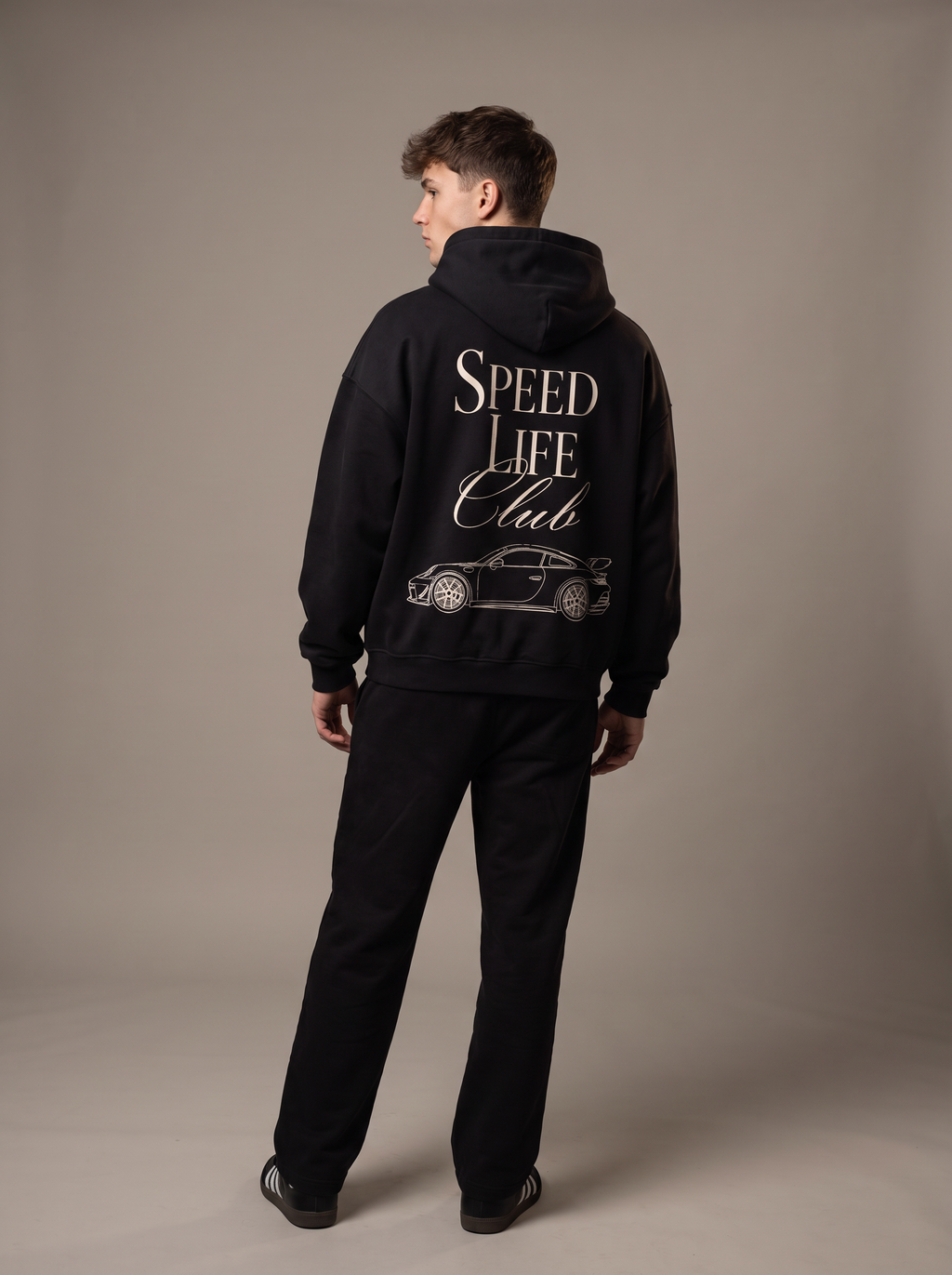 Hoodie SLC GT3RS (992) White Logo Unisex 460GSM