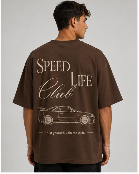 Tee-Shirt SLC R34 GTR Logo blanc Unisex